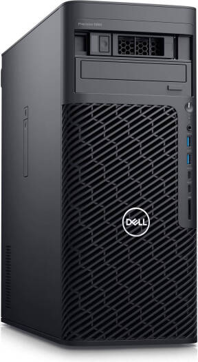 Dell Precision 5860 Tower Workstation, Intel Xeon W3-2423, 16GB RAM, 512GB SSD, English - Arabic Keyboard, Windows 11, Black | DAAUDEL11T58WW3BX007