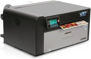 VIP Color VP550 Color Label Printer, Fast Desktop Color Label Printer Water-Resistant Labels, Prints up to 8 Inches Per Second, Resolution Up to 1,600x1,600 dpi, Brilliant Color Quality | VP550