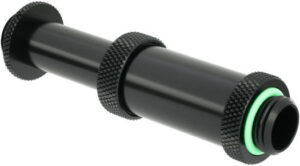 Barrow G1/4" Adjustable Aqua Link Pipe, 41-69mm Size, Fitting For PC Water Cooling Application, SLI Graphics Card Cooling Block For Connection, Brass Material, Black | TSSXK-B01-BK