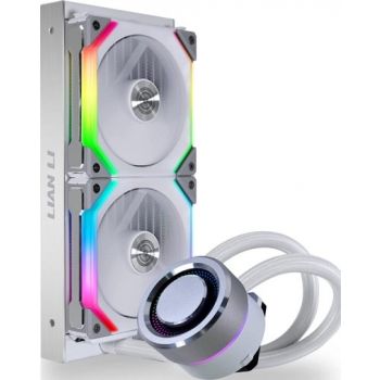 Lian Li Galahad 240 AIO SL Edition Case Fan, 800-1900 RPM Fan Speed, 58.54CFM Airflow, 32.dB Noise, Fluid Dynamic Bearing, Noise Level, White | G89.GA240SLA - Image 2