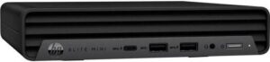 HP Elite Mini 800 G9 Desktop PC, Intel Core i7-14700 Processor, 16GB RAM, 512 GB M.2 SSD, Intel UHD Graphics 770, HP Wireless KB + Wireless Mouse, FreeDOS, Black | 449W2ES#BH5