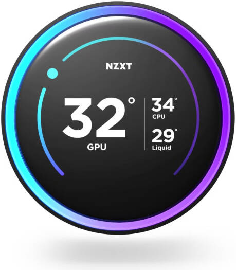 NZXT Kraken Elite 240 (2024) AIO Liquid Cooler, 240mm Radiator, 2.72" IPS 60Hz LCD Display, 2x F120P Fans, 73.47 CFM Airflow, 2000 RPM Fan Speed, Fluid Dynamic Bearing, Black | RL-KN24E-B2 - Image 3