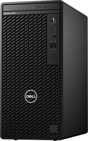 Dell OptiPlex 3080 Desktop Computer, Intel Core i3-10105, 4 GB DDR4  RAM, 1 TB HDD,  Intel Integrated Graphics, Dell Wirred Keyboard and Mouse, Ubuntu, Black | OPT-3080-DT-0001