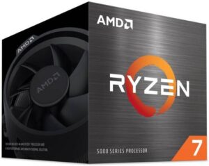 AMD Ryzen 7 5700 3.7 GHz AM4 Desktop Processor, 8 Cores & 16 Threads, 4.6 GHz Max Boost Clock 4MB L2 & 16MB L3 Cache, DDR4-3200 Memory, Precision Boost 2 | 100-100000743BOX