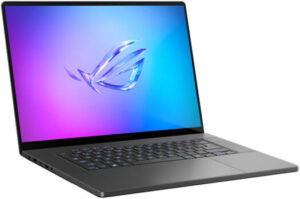 ASUS ROG Zephyrus G16 GA605 Gaming Laptop, 16" WQXGA 240Hz Display, AMD Ryzen AI 9 HX 370 CPU, 32GB RAM, 1TB SSD, GeForce RTX 4060 8GB, RGB Backlit ENG-ARB K/B, Win11, Gray | GA605WV-AI-OLED9132G