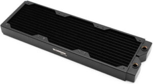 Barrow Dabel-28b 360mm Triple Fan Radiator, With 40mm Depth, High Flow Rates, G 1/4 Thread, 310ml Liquid Capacity, For Best Heat Dissipation, Black | Dabel-40a 360