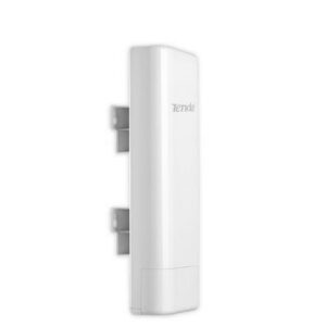 TENDA O6 433 Mbps Outdoor Long Range Access Point, Up to 10 KM, 5Ghz Frequency Range, 9W Maximum Consumption, 24v 0.5A PoE Injector, White | O6