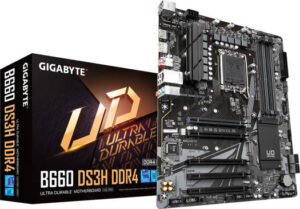 Gigabyte B660 DS3H DDR4 Rev 1.0 ATX Motherboard, 12th Gen LGA 1700, B660 Chipset, 2 x PCIe 4.0 M.2, GbE LAN, RGB Fusion 2.0, Q-Flash Plus​​​, HDMI, Displayport | B660 DS3H DDR4