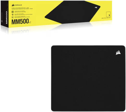Corsair MM500 v2 Hybrid Cloth Gaming Mouse Pad, High-density, Woven Cloth, Extra-smooth, For Accurate And Ultra-fast Gameplay, 450x400mm Large Size | CH-941B161-WW - Image 16