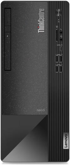 Lenovo ThinkCentre Neo 50t Desktop Computer, Intel Core i5-12400 Processor, 4GB RAM, 1TB HDD, Intel UHD Graphics 730, USB Calliope Black Mouse & ENG-ARAB Keyboard, FreeDOS, Black | 11SE0001GR - Image 3