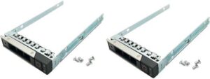 Maravi 2.5" HDD Caddy for Dell PowerEdge R250-R940 Gen 14-15, SAS SATA Tray DXD9H, 2-Pack