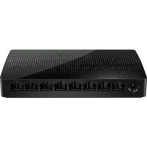 Tenda SG108 8-Port Gigabit Desktop Switch, 8*10/100/1000 Base-T Ethernet Ports, 16Gbps, Input 100-240V AC 50/60Hz, 4W Power Consumption | SG108