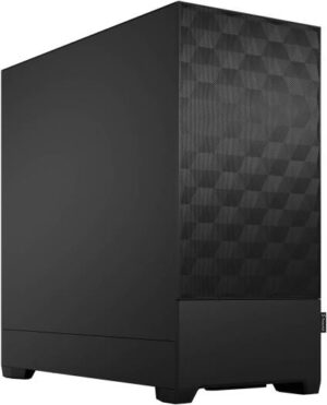 Fractal Design Pop Air ATX Mid Tower Gaming Case, Solid Side Panel Type, 7 Expansion Slots, 2x 120/140 mm Fan, 2x 5.25" Drive Mounts, Up To 280mm Radiator Support, Black Solid | FD-C-POA1A-01