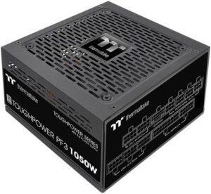 Thermaltake Toughpower PF3 Platinum Full Modular Power Supply, 1050W Output Capacity, Compact Design, PCIe Gen 5.0 Ready, Active PFC, Black | PS-TPD-1050FNFAPK-3