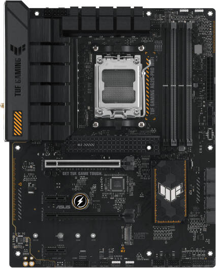 ASUS TUF Gaming A620-Pro Wi-Fi ATX AM5 Motherboard, AMD A620 Chipset, 4x DDR5 DIMM Slots, 192GB Max Memory, Wi-Fi 6 & Bluetooth 5.3 Connectivity, 1x PCIe 4.0 x16 Slot, 2x M.2 Slots | 90MB1FR0-M0EAY0 - Image 2