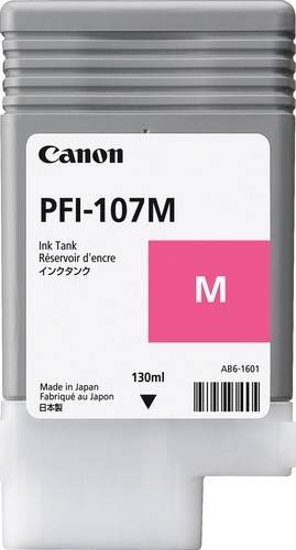 Genuine Magenta Canon PFI-107M Ink Cartridge | 6707B001AA
