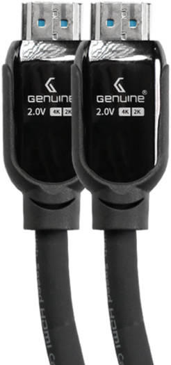 Genuine HDMI To HDMI 2.0 V Cable, Support 4K@60hz, 3M Length, Black | GNHD3M2.0V