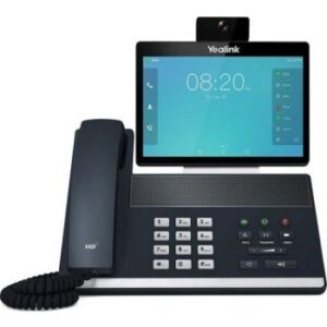 Yealink VP59 Smart Video IP Phone, 16 VoIP Accounts 8-Inch Adjustable Color Touch Screen. Dual USB 2.0, 802.11ac Wi-Fi, Dual-Port Gigabit Ethernet, 802.3af PoE (SIP-VP59) | YEALINK VP59