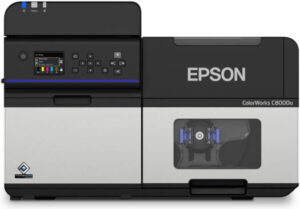 EPSON ColorWorks C8000 High-Speed 4" Color Inkjet Label Printer, Fast, High-Quality On-Demand Printing for High-Volume Runs, High-yield 1.9 L total ink capacity | CW-C8000