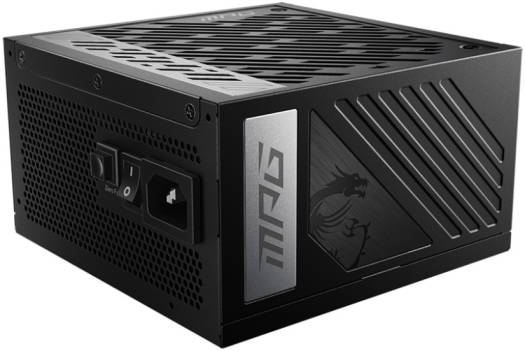 MSI MPG A850G PCIE5 850W Power Supply, Full Modular Design, 80 Plus Gold Certified, 135mm Active PFC Fan, Compliant with PCIe 5.0100% All Japanese 105°C Capacitor, Black | 306-7ZP7B18-CE0