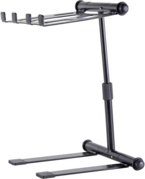 Headliner Noho Laptop Stand, Fits Laptops Up to 17", 45˚ Vertical Tilt for Tablets Telescoping Height Up to 16", Made of Welded Steel, Platter Rotates 360°, Non-Slip Rubber Pads, Black | HL20000