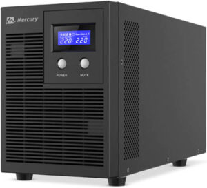 Mercury Elite 3200VA Smart UPS, 3200VA 2000W Power, LCD Display Built-in AVR, Overload and Short Circuit Protection, Intelligent Battery Management, Auto Restart, Black | 2200U