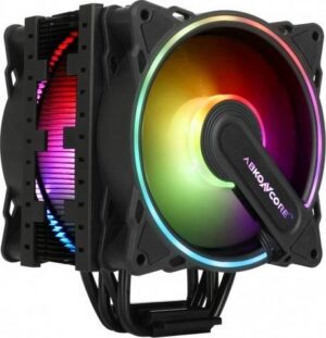 Abkon Core T404B Dual SYNC Cooler with 4 Continuous Direct Heatpipes 120mm | T404B HURRICANE