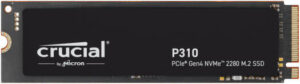 Crucial P310 2TB PCIe Gen4 NVMe 2280 M.2 SSD, PCIe Gen 4 x4 speeds 7100MB/s Read, 6000MB/s Write, M.2 2280 Form Factor, 2TB Capacity | CT2000P310SSD8