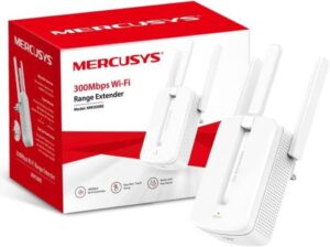 Mercusys MW300RE N300 WiFi Extender,up to 300Mbps speed at 2.4 GHz, Wireless Signal Booster and Access Point | MW300RE