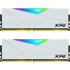 Adata XPG SPECTRIX D50 RGB 16GB (2x8GB) DDR4 3600MHz CL18 Desktop Memory - White | AX4U36008G18I-DW50