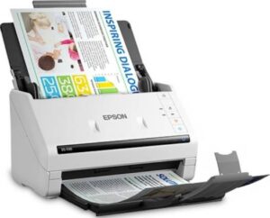 Epson DS-530 Color Duplex Document Scanner, up to 35 ppm/70 ipm, includes TWAIN and ISIS, robust design with 50-page Auto Document Feeder | B11B236201