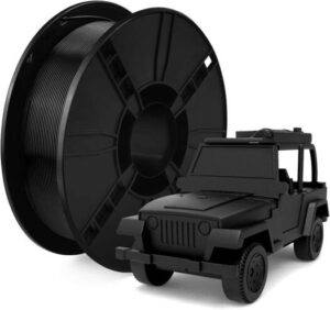 Two Trees 1 KG PLA Filament, 1.75MM Per Roll More Toughness Non-Toxic High Strength, Good Toughness, 3D Filament For 3D Printer 3D Pen, Black | 160101001