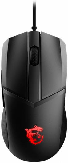 MSI Clutch GM41 Lightweight V2 Gaming Mouse, 16000 DPI Optical Sensor, 60M+ Click OMRON Switches, 6-Buttons, FriXionFree Cable, 1ms Latency, RGB Mystic Light, 65g, Wired | ‎S12-0400D20-C54