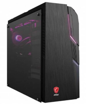 MSI Mag Codex X5 Gaming Desktop, 12th Gen Core i7-12700KF + Z690, 32GB DDR5 RAM, 1TB HDD + 1TB SSD, Nvidia RTX3070 Ti 8GB, 750W ATX, Liquid AIO Cooler, Windows 11 Home, Black | 9S6-B93071-1012
