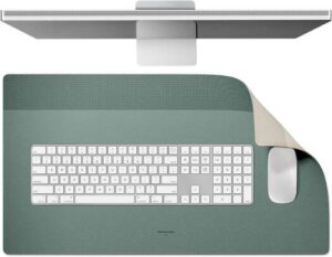 Native Union Desk Mat, Water, Resistant Dual, Sided Desk Pad for Office or Home, for Laptop, Mouse, Keyboard, Writing, Easy to Clean & Protective, Made of Sustainable Materials, 25.6" x 14.1" Green