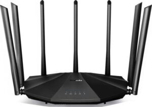 Tenda AC23 2100M 11AC Smart WiFi Router, Dual Band Gigabit Wireless, Up to 2033 Mbps, 4X4 MU-MIMO Technology, Up to 1400 sq ft Coverage Parental Control Compatible with Alexa AC2100 | AC23
