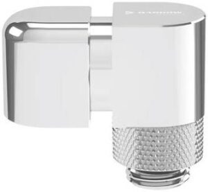 Barrow G1/4 360° Rotation Offset Adapter, Brass Material, Suitable For Correcting The Nozzle Deviation within 21mm, Non Slip Diamond Patterns, Silver | TX360PX-21 SL