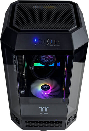 PowerCore X Gaming PC - Intel Core i9 14900KF 24 Cores 32 Threads, NVIDIA RTX 5080 16GB, 32GB DDR5 RAM 6000MHz CL30, 1TB SSD Gen 5, 750W Gold PSU, 360mm Liquid Cooler, Wi-Fi + BT - Image 4