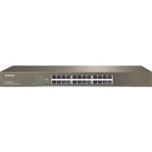 Tenda TEG1024G V9.0 24-Port Gigabit Ethernet Switch, 48Gbps Capacity, 10/100/1000 Base-T Ethernet Ports, AC Input. | TEG1024Gv9.0
