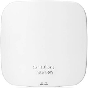 Aruba Instant On AP15 Access Point, Dual-Band Operation (2.4 GHz & 5GHz) Radios, Smart Mesh Wi-Fi Support, Integrated Omni-Directional Antennas, 4x4 4 MU-MIMO, White | R2X06A