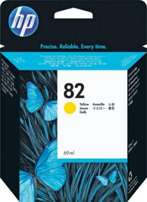 HP 82 69-ml Yellow DesignJet Ink Cartridge | C4913A