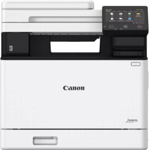 Canon i-SENSYS MF754Cdw AIO Colour Laser Printer, Up to 33ppm Print Speed, Up to 1200 x 1200 dpi Print Resolution, 5-inch LCD display, Universal Print support, Application Library, White | 5455C009