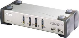 Aten 4-Port PS/2-USB VGA/Audio KVMP Switch | CS1734AC