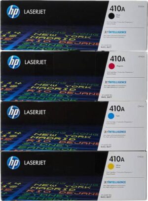 HP 410A Toner Set - Black, Cyan, Magenta and Yellow