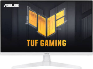 ASUS TUF Gaming VG249Q3A-W Gaming Monitor, 24" FHD Fast IPS Display, 180Hz Refresh Rate, 1ms (GtG) Response Time, AMD FreeSync Premium, 16.7m Display Colors, White | 90LM09B2-B01170