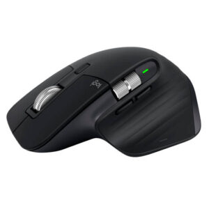 Logitech MX Master 3S Wireless Performance Mouse, With Ultra Fast Scrolling, 7 Buttons, 8000 DPI Resolution, Quiet Clicks, USB-C, Bluetooth, 10m Operating Distance, Graphite | 910-006559