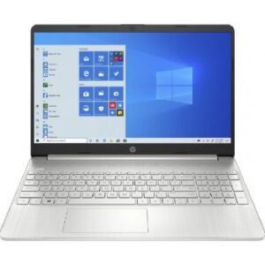 Refurbished HP 15-DY2001DS 15.6" HD Touch Laptop, 11th Gen Intel i5-1135G7 2.40GHz, 8GB RAM, 512GB SSD, Intel® Iris Xe Graphics, Windows 10, English Keyboard, Natural Silver | 34Y87UA