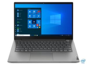 Lenovo ThinkBook 14 G2 ITL 14" FHD Non Touch Laptop, 11th Gen Intel Core i5-1135G7 2.4 Ghz, 4GB DDR4 RAM, 256GB SSD, Intel Iris Xe, English Keyboard, DOS - No Windows, Mineral Grey | 20VD00BWAK