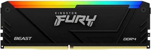 Kington Fury Beast RGB 16GB ( 2x 8GB ) DDR4 Desktop Memory Kit 3200MT/s Memory Speed CL16 CAS Latency 288-Pin Kit AMD Ryzen Ready Intel XMP Certified Black KF432C16BB2AK2/16 - Image 3