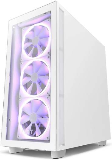 NZXT H7 Elite 2023 ATX Mid Tower PC Gaming Case, Tool-Less Access to Front & Side Panels, Supports Up to 7 Fans & 360mm Radiator in Front and Top & 140mm Rear, White | CM-H71EW-02 - Image 2